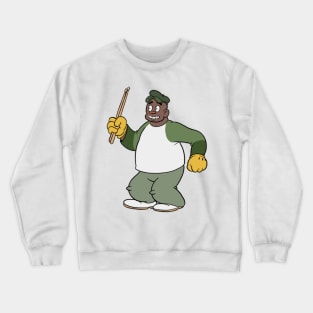 Russy drummer 1930s rubberhose style Crewneck Sweatshirt